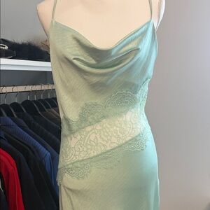 Forever 21 Mint Lace Chemise